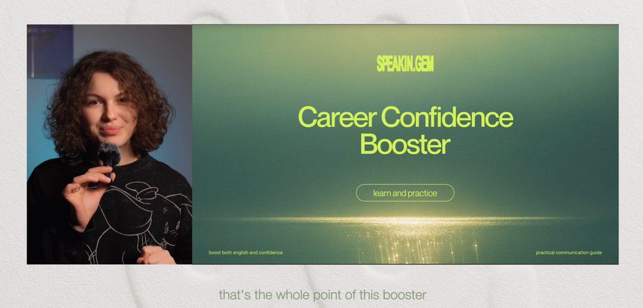 Career Confidence Booster